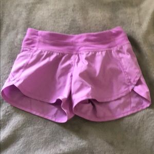 Girls Ivivva shorts size 7 purple